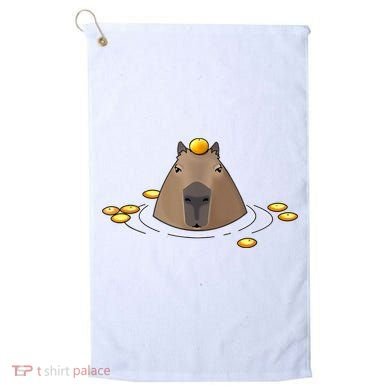 Capybaras Shirt Cute Capybara Golf Towel
