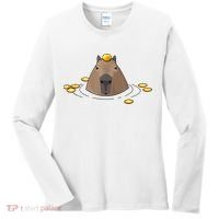 Capybaras Shirt Cute Capybara Women's Long Sleeve Shirt thumb 0