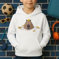 Capybaras Shirt Cute Capybara Kids Hoodie thumb 2