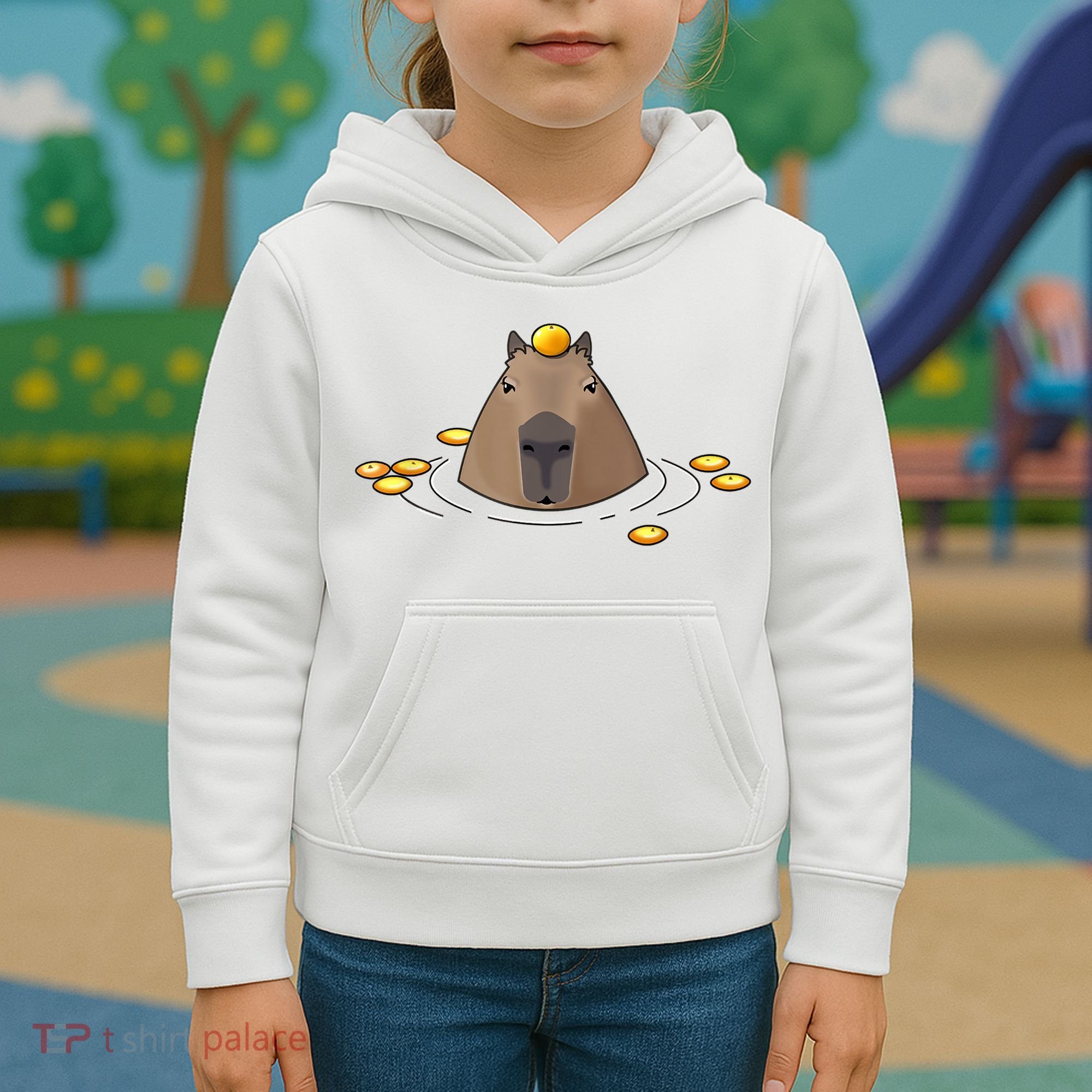 Capybaras Shirt Cute Capybara Kids Hoodie