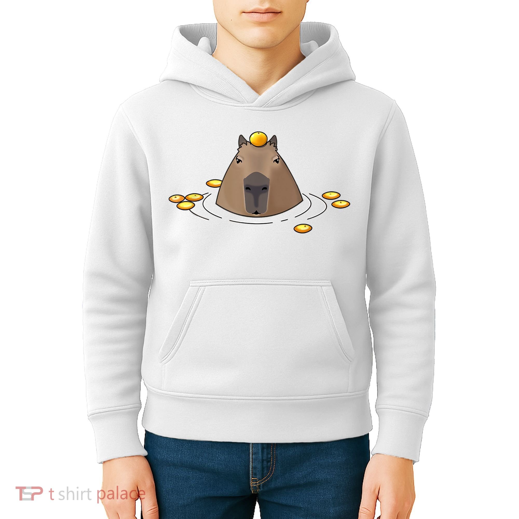 Capybaras Shirt Cute Capybara Kids Hoodie