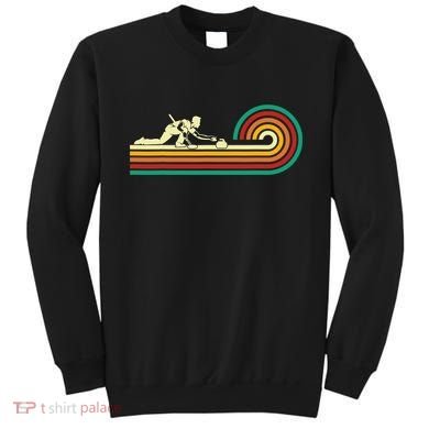 Curler Sliding Curling Stone Retro Curling Sweatshirt