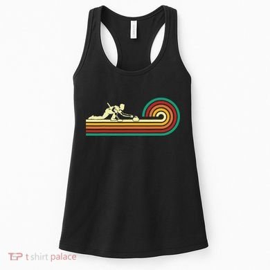 Curler Sliding Curling Stone Retro Curling Women's Tank Top