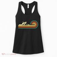 Curler Sliding Curling Stone Retro Curling Women's Tank Top thumb 0