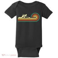 Curler Sliding Curling Stone Retro Curling Baby Bodysuit thumb 0