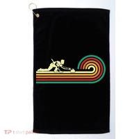 Curler Sliding Curling Stone Retro Curling Golf Towel thumb 0