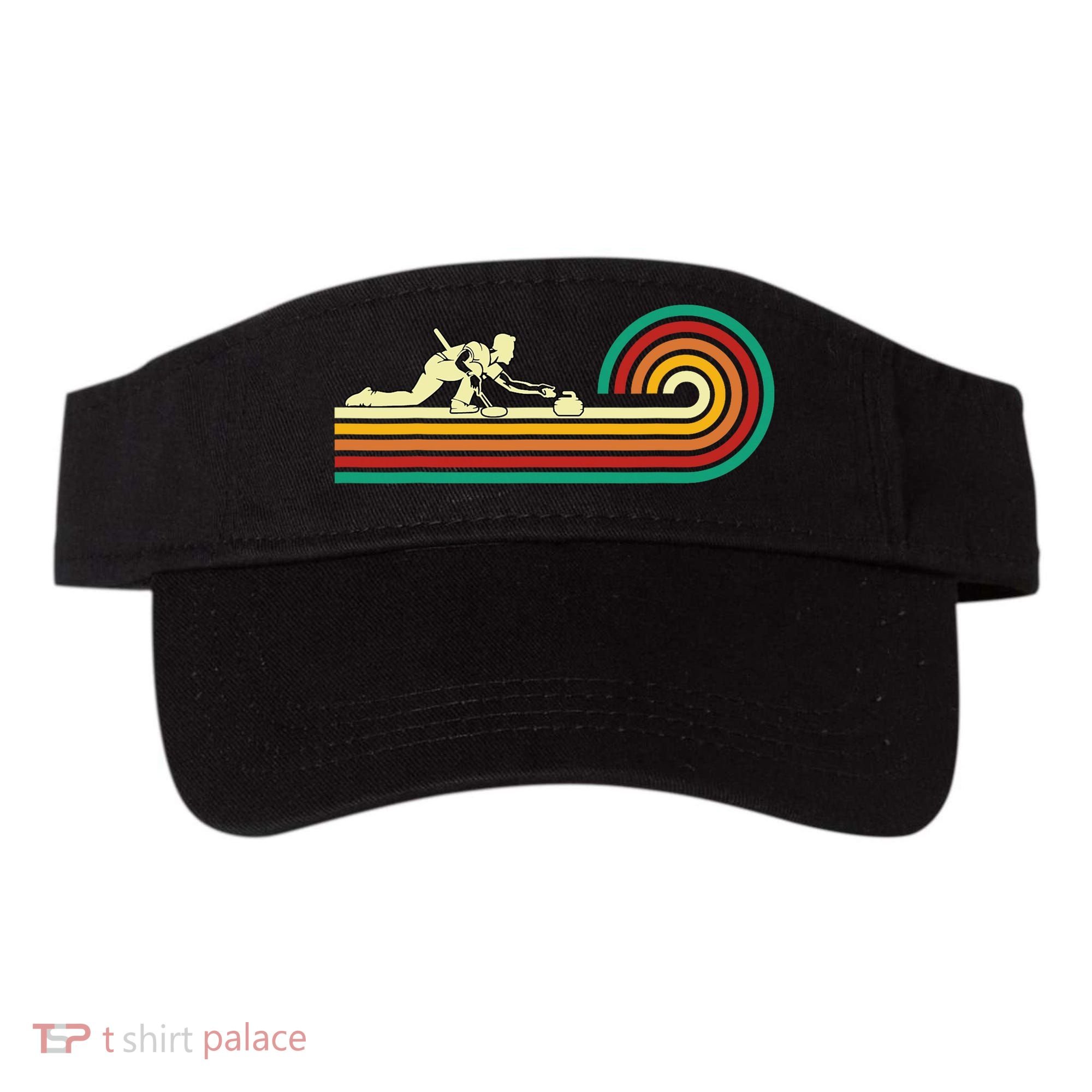 Curler Sliding Curling Stone Retro Curling Visor