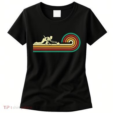 Curler Sliding Curling Stone Retro Curling Women's T-Shirt