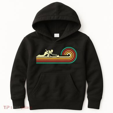 Curler Sliding Curling Stone Retro Curling Kids Hoodie