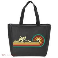 Curler Sliding Curling Stone Retro Curling Tote Bag thumb 0