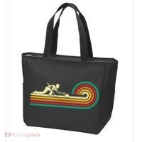 Curler Sliding Curling Stone Retro Curling Tote Bag thumb 3