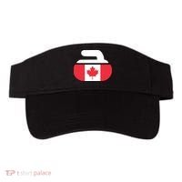 Curling Stone Canada Curler Canadian Flag Curling Visor thumb 0