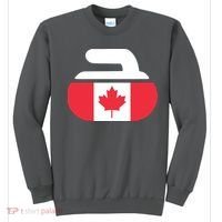Curling Stone Canada Curler Canadian Flag Curling Sweatshirt thumb 0