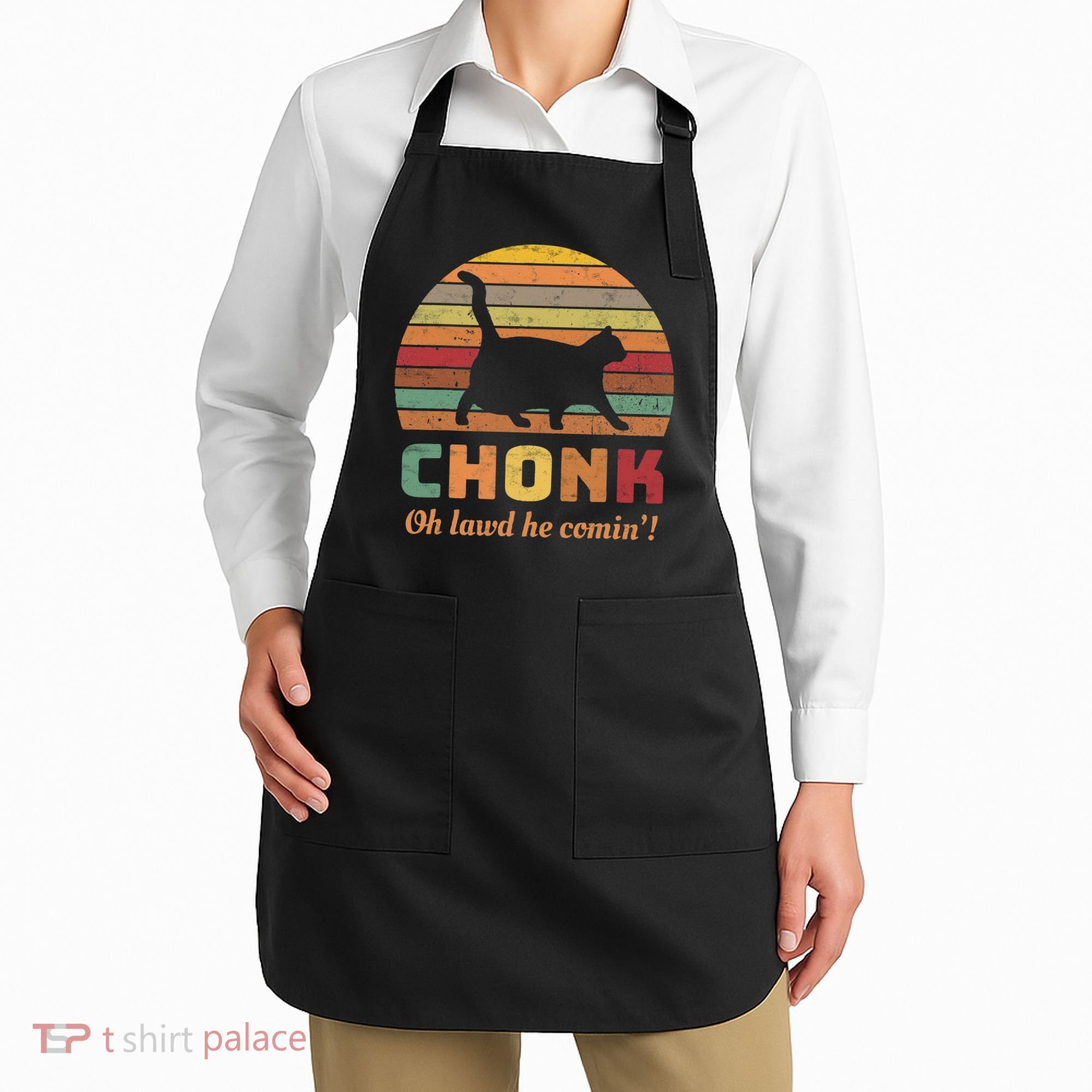 Chonk Scale Cat Chonk Cat Apron