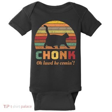Chonk Scale Cat Chonk Cat Baby Bodysuit