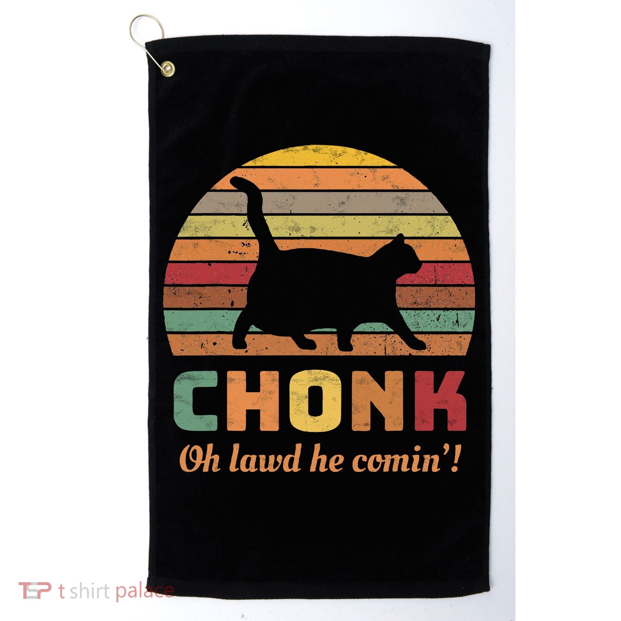 Chonk Scale Cat Chonk Cat Golf Towel