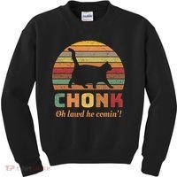 Chonk Scale Cat Chonk Cat Kids Sweatshirt thumb 0