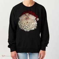 Christmas Santa Claus Jewel Art Women's Sweatshirt thumb 0