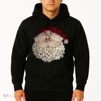 Christmas Santa Claus Jewel Art Hoodie thumb 2