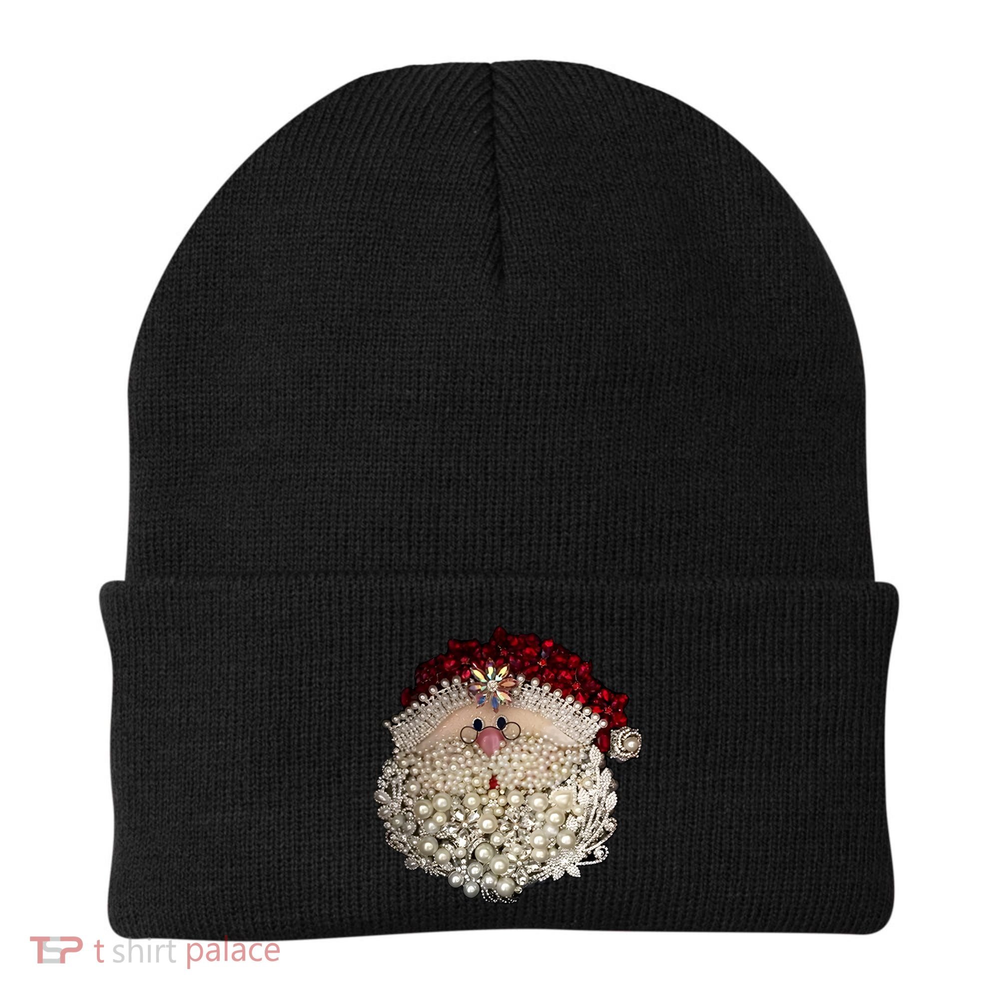 Christmas Santa Claus Jewel Art Beanie