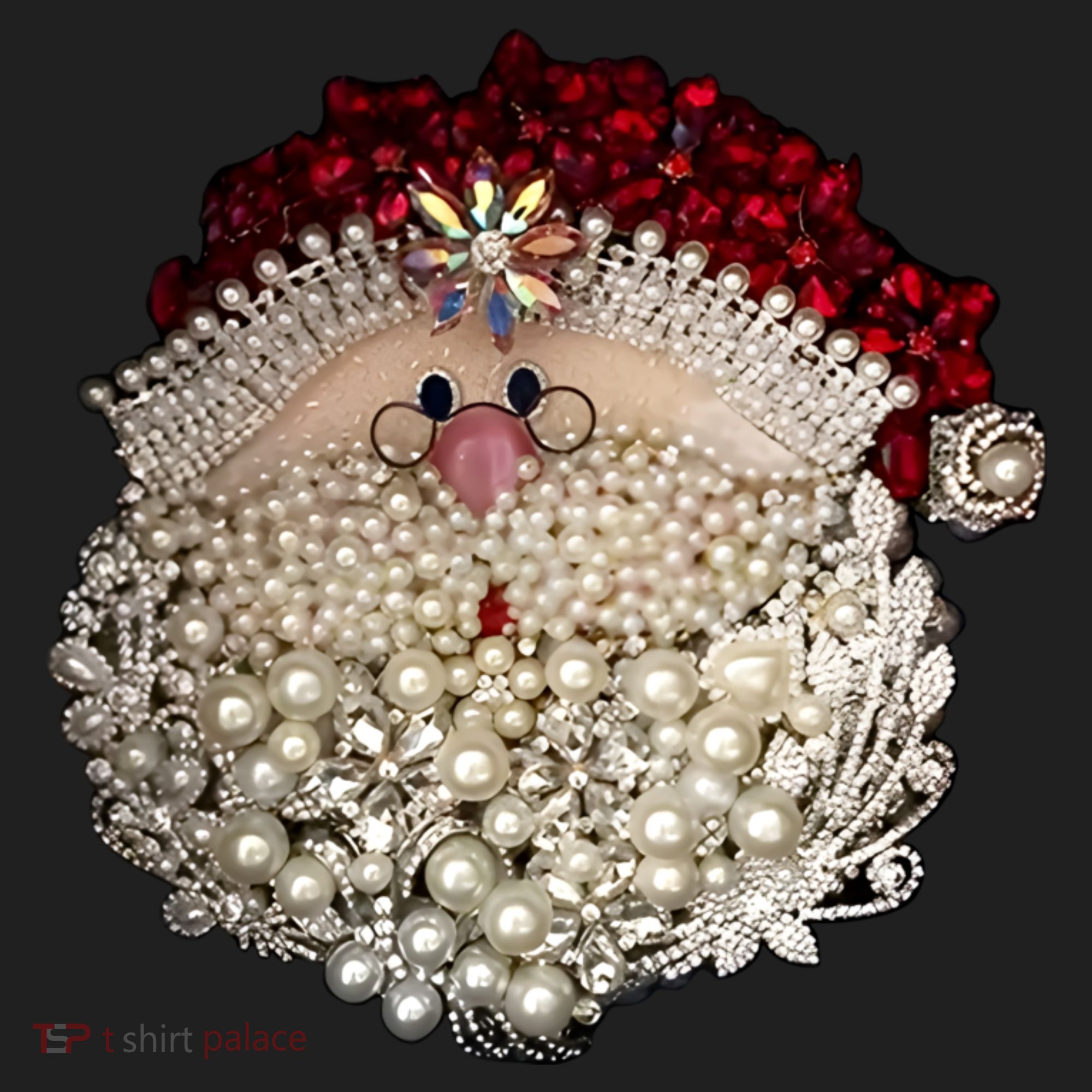 Christmas Santa Claus Jewel Art Tumbler