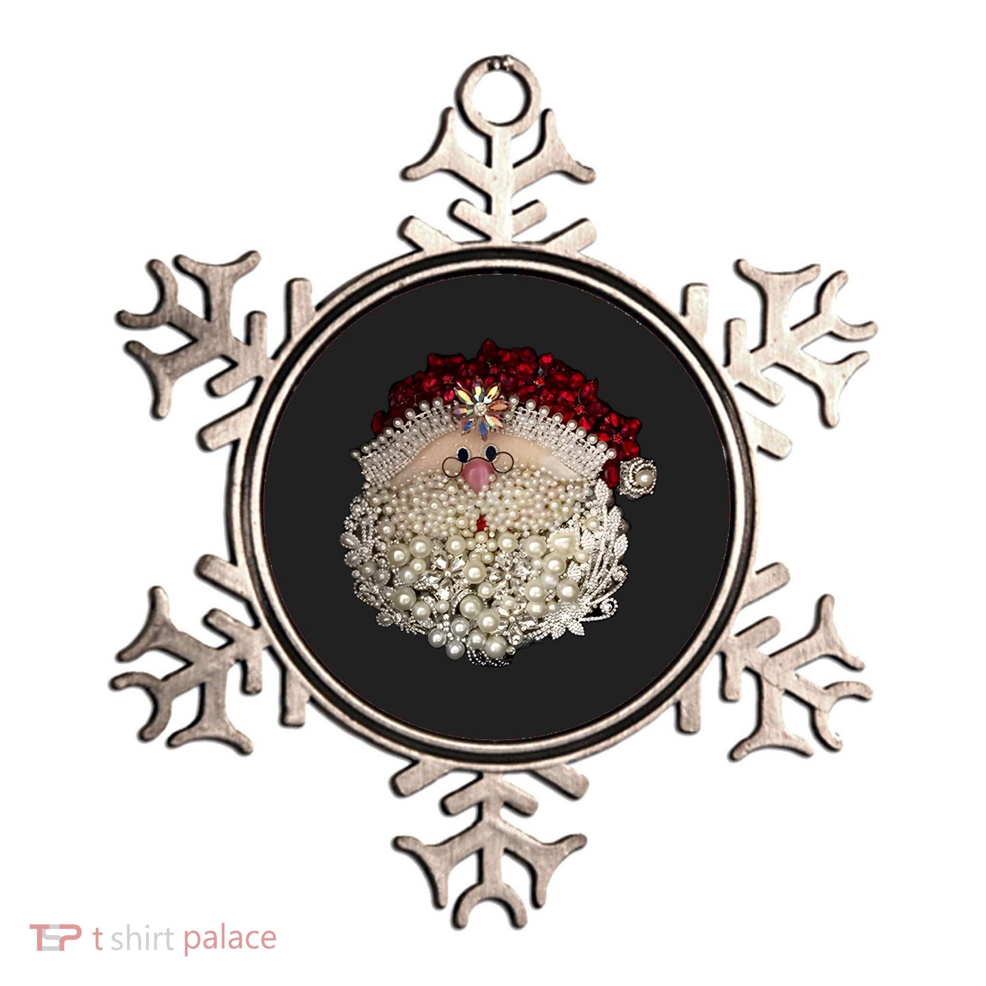 Christmas Santa Claus Jewel Art Ornament