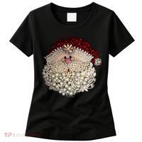 Christmas Santa Claus Jewel Art Women's T-Shirt thumb 0