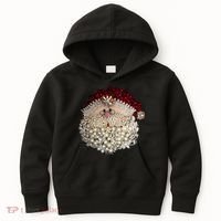 Christmas Santa Claus Jewel Art Kids Hoodie thumb 0