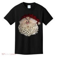 Christmas Santa Claus Jewel Art Kids T-Shirt thumb 0