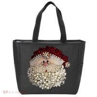 Christmas Santa Claus Jewel Art Tote Bag thumb 0