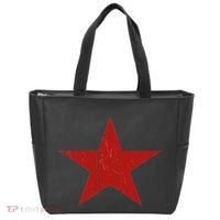 Communist Star Casual Distressed Graphic Top Tote Bag thumb 0