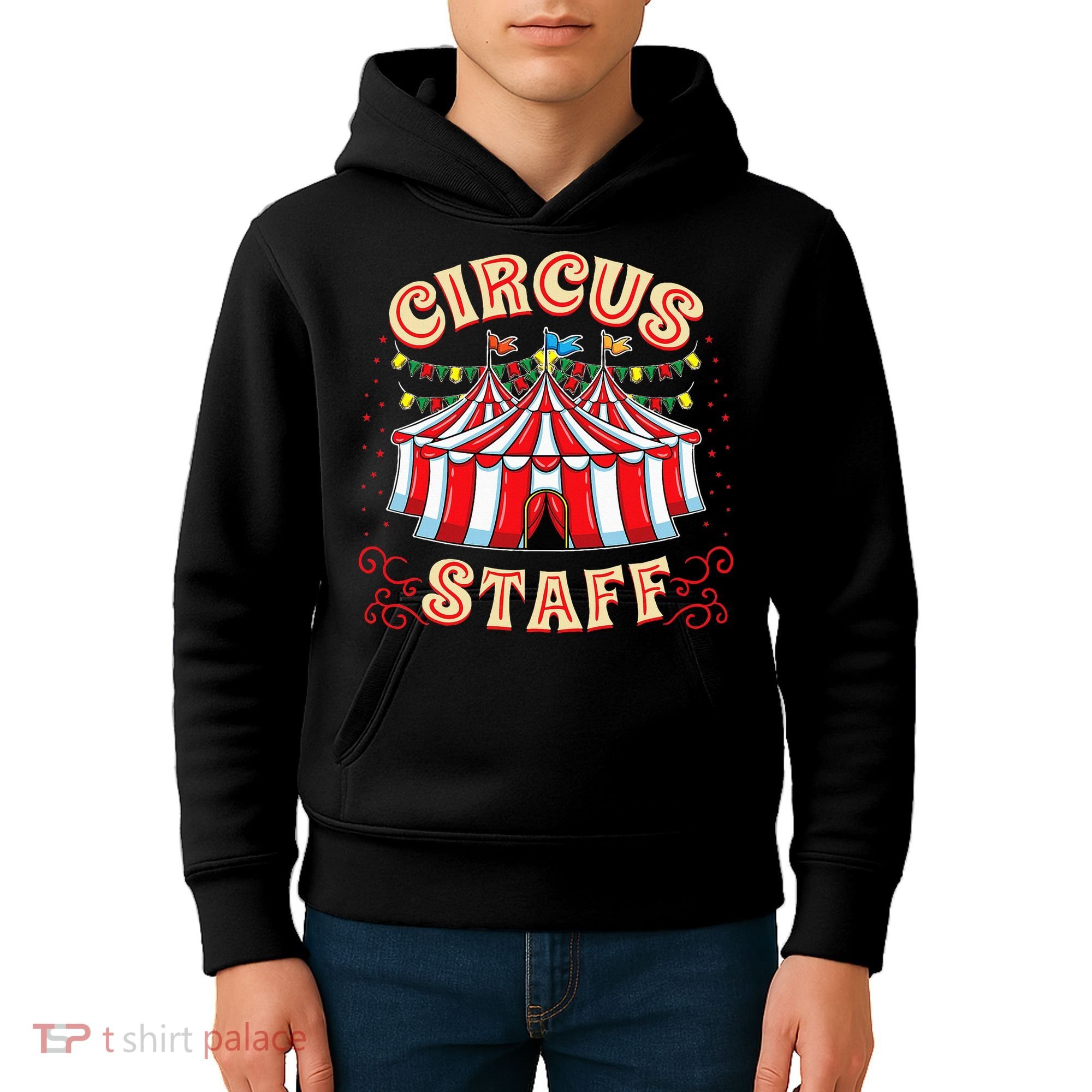 Circus Staff Circus Themed Party Kids Hoodie