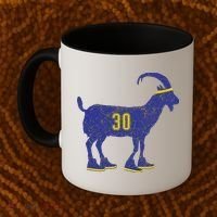 Cool Goat 30 Basketball Greatest Of All Time Coffee Mug thumb 2