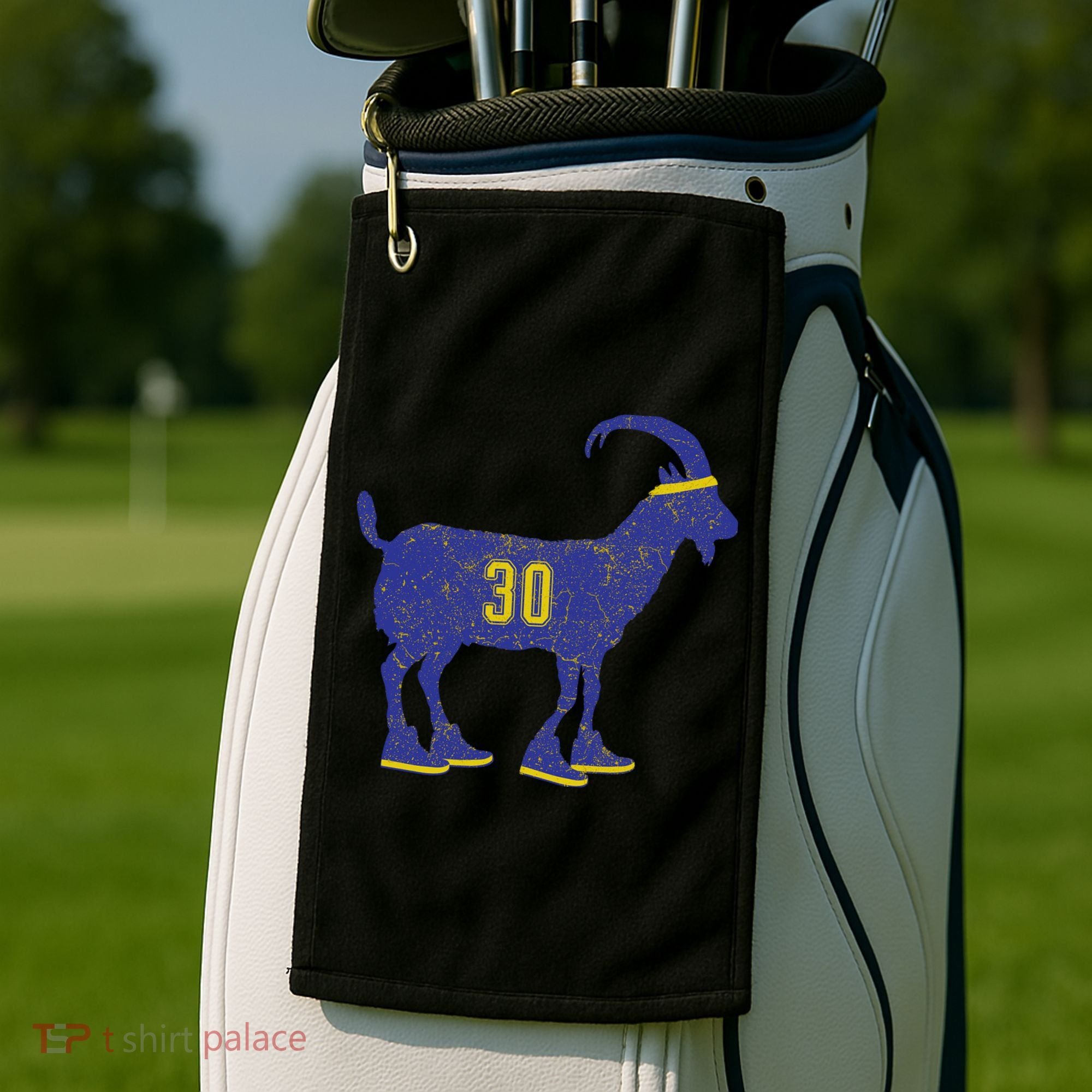 Cool Goat 30 Basketball Greatest Of All Time Golf Towel