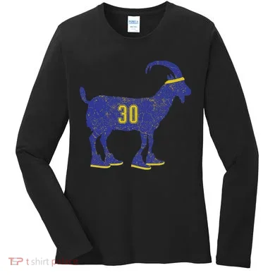 Cool Goat 30 Basketball Greatest Of All Time Women's Long Sleeve Shirt