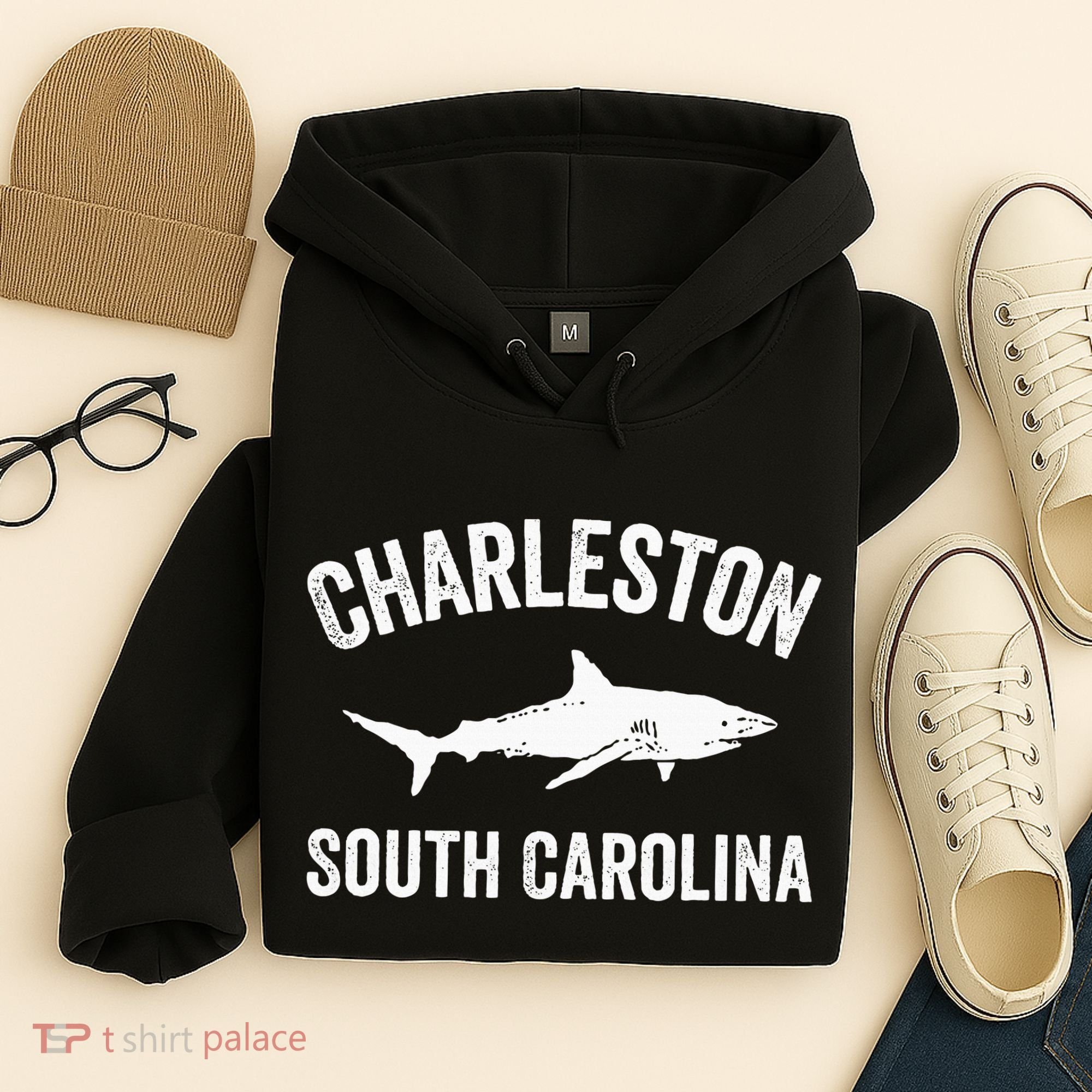 Charleston Shark Charleston South Carolina Gift Hoodie