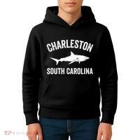 Charleston Shark Charleston South Carolina Gift Kids Hoodie thumb 4