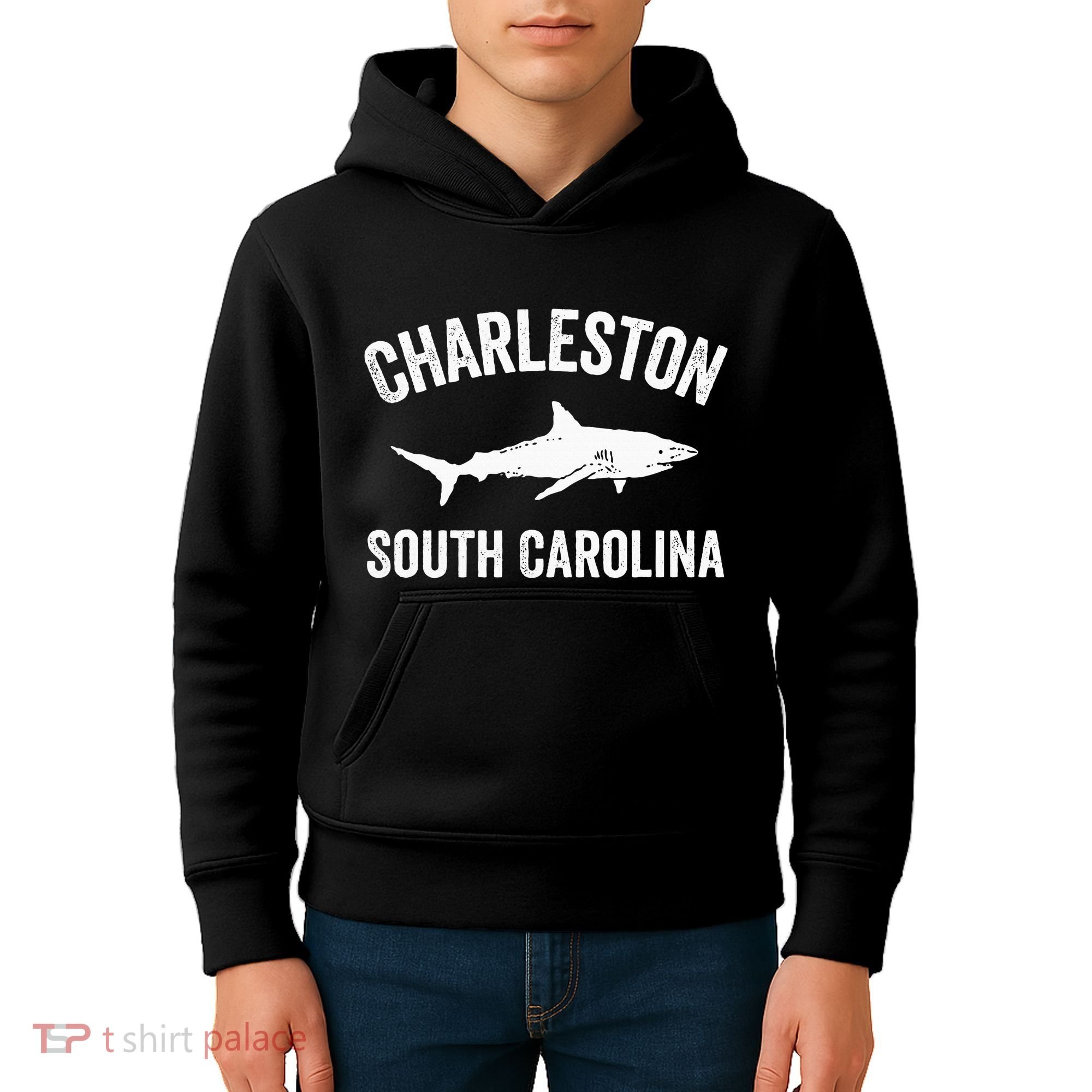 Charleston Shark Charleston South Carolina Gift Kids Hoodie