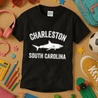 Charleston Shark Charleston South Carolina Gift Kids T-Shirt thumb 3