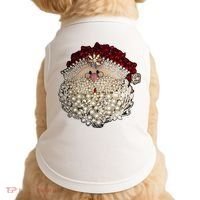 Christmas Santa Claus Jewel Art Doggie Tank thumb 0