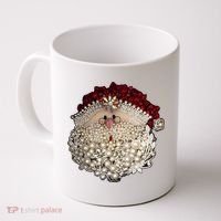 Christmas Santa Claus Jewel Art Coffee Mug thumb 0