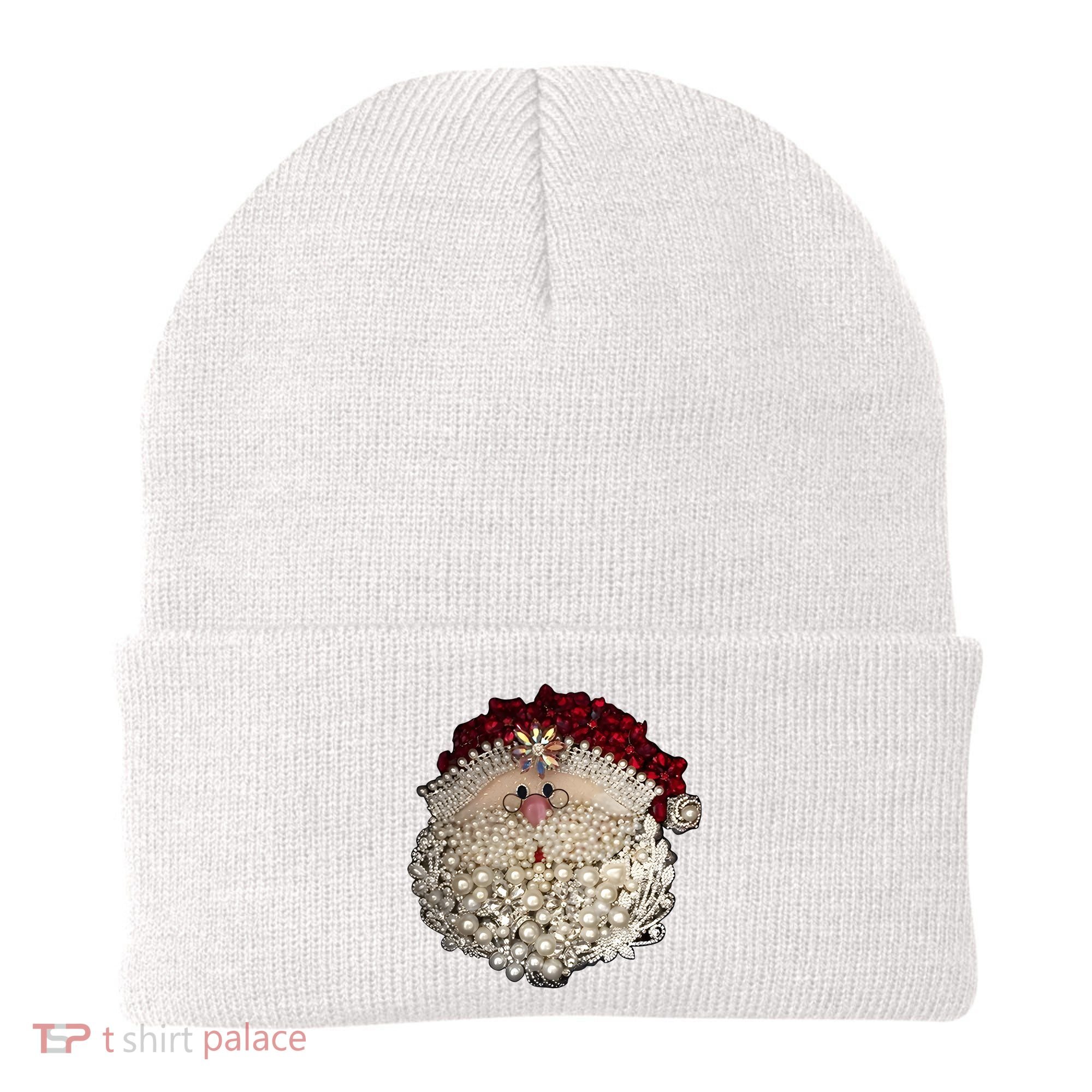 Christmas Santa Claus Jewel Art Beanie