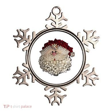 Christmas Santa Claus Jewel Art Ornament