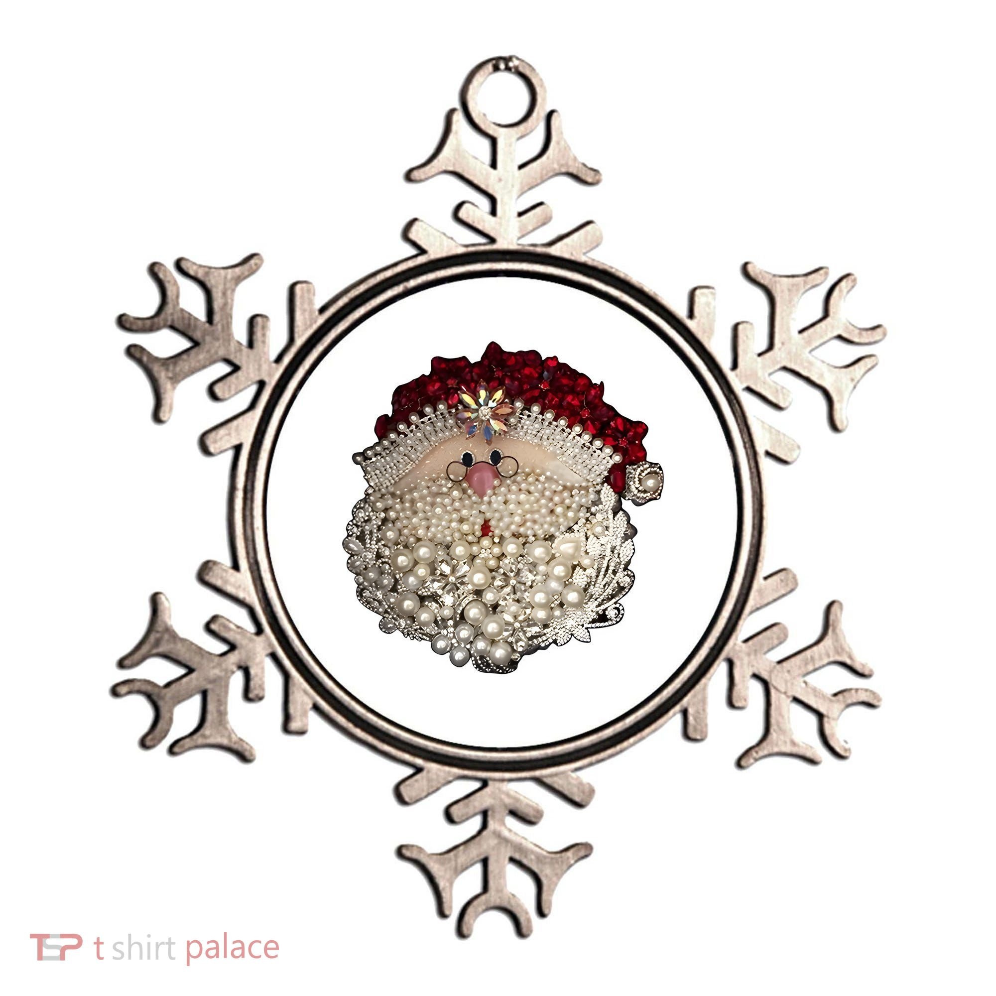 Christmas Santa Claus Jewel Art Ornament