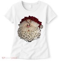 Christmas Santa Claus Jewel Art Women's T-Shirt thumb 0