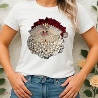 Christmas Santa Claus Jewel Art Women's T-Shirt thumb 2