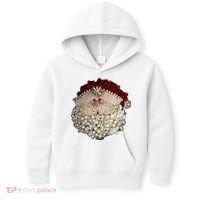 Christmas Santa Claus Jewel Art Kids Hoodie thumb 0