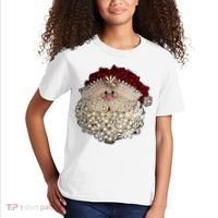 Christmas Santa Claus Jewel Art Kids T-Shirt thumb 2