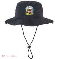 Christmas Santa Claus Golf Xmas Gift Bucket Hat thumb 0
