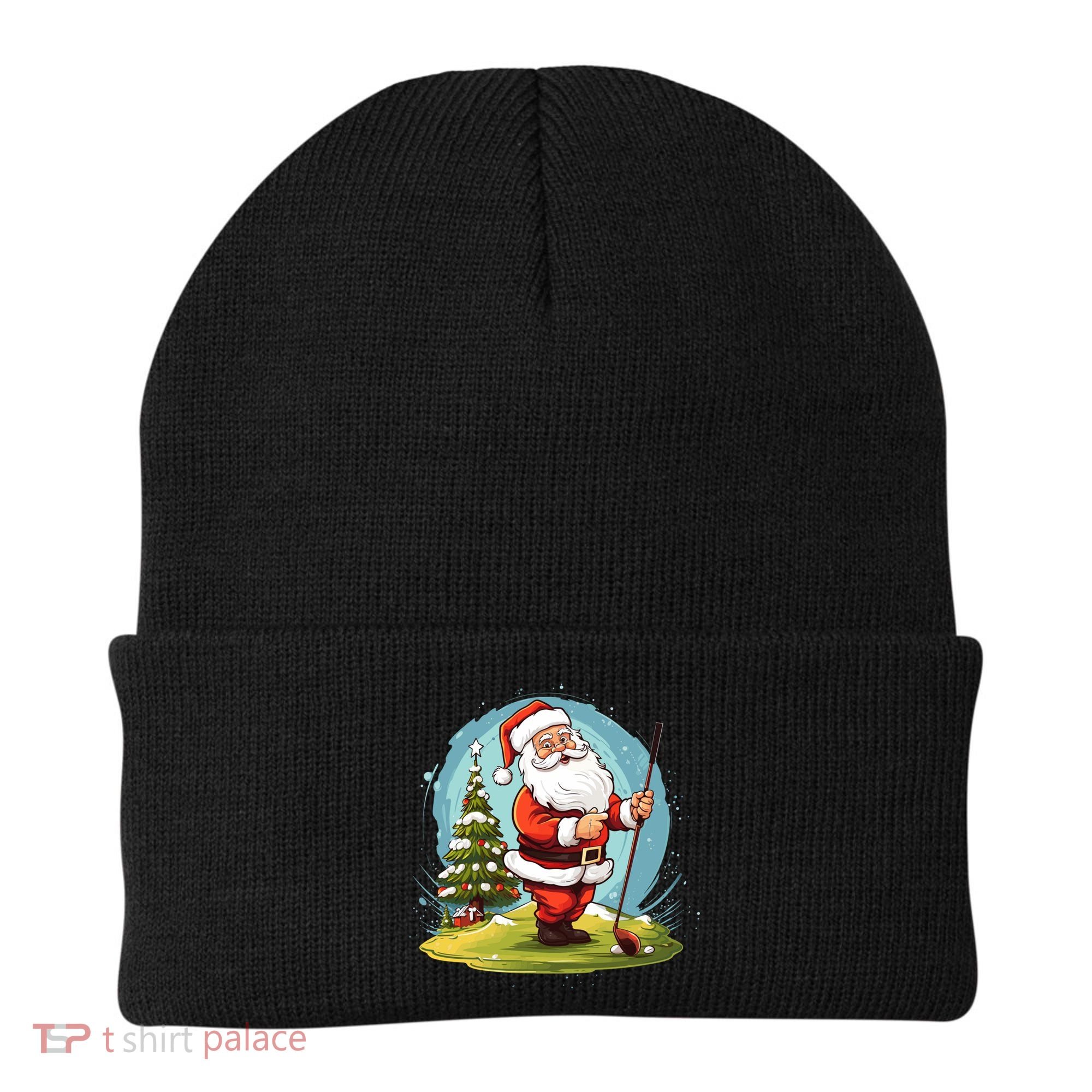 Christmas Santa Claus Golf Xmas Gift Beanie